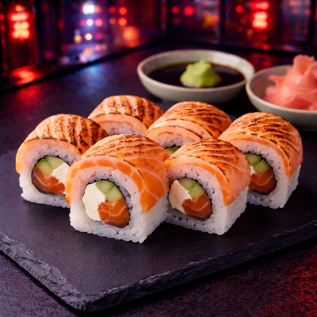 Two Way Salmon Roll (6 Adet)