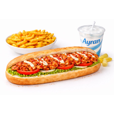 Öğrenci Tam Ekmek Doyurucu Tavuk Döner Menü