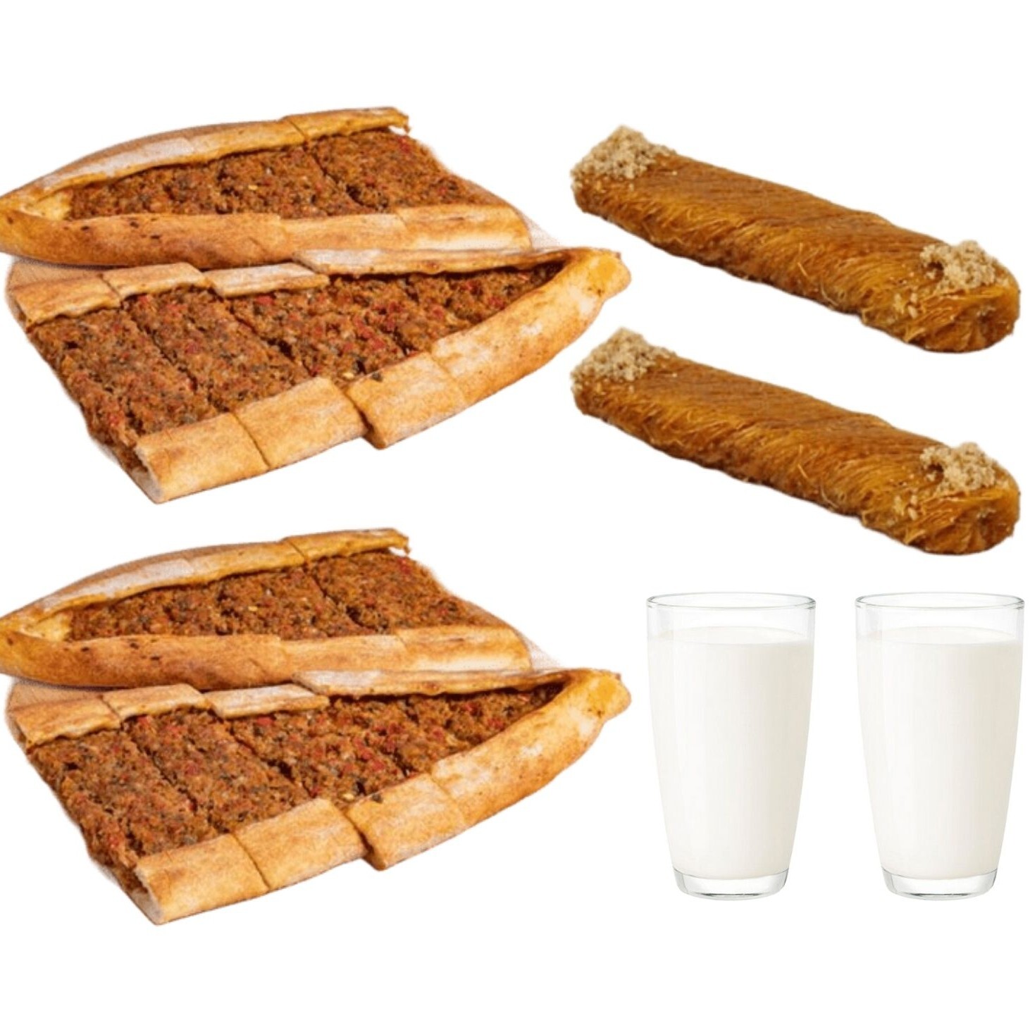 Tatlı 2'Li Kıymalı Pide Menü