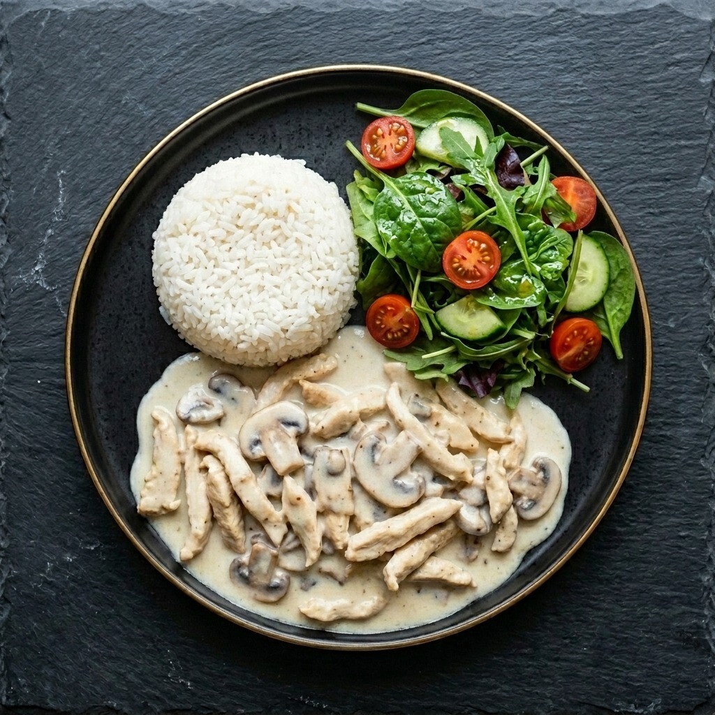 Kremalı Mantarlı Tavuk