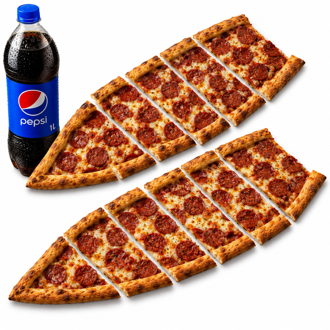 🧀2'li Kaşarlı Sucuklu Pide + 1 Litre Kola