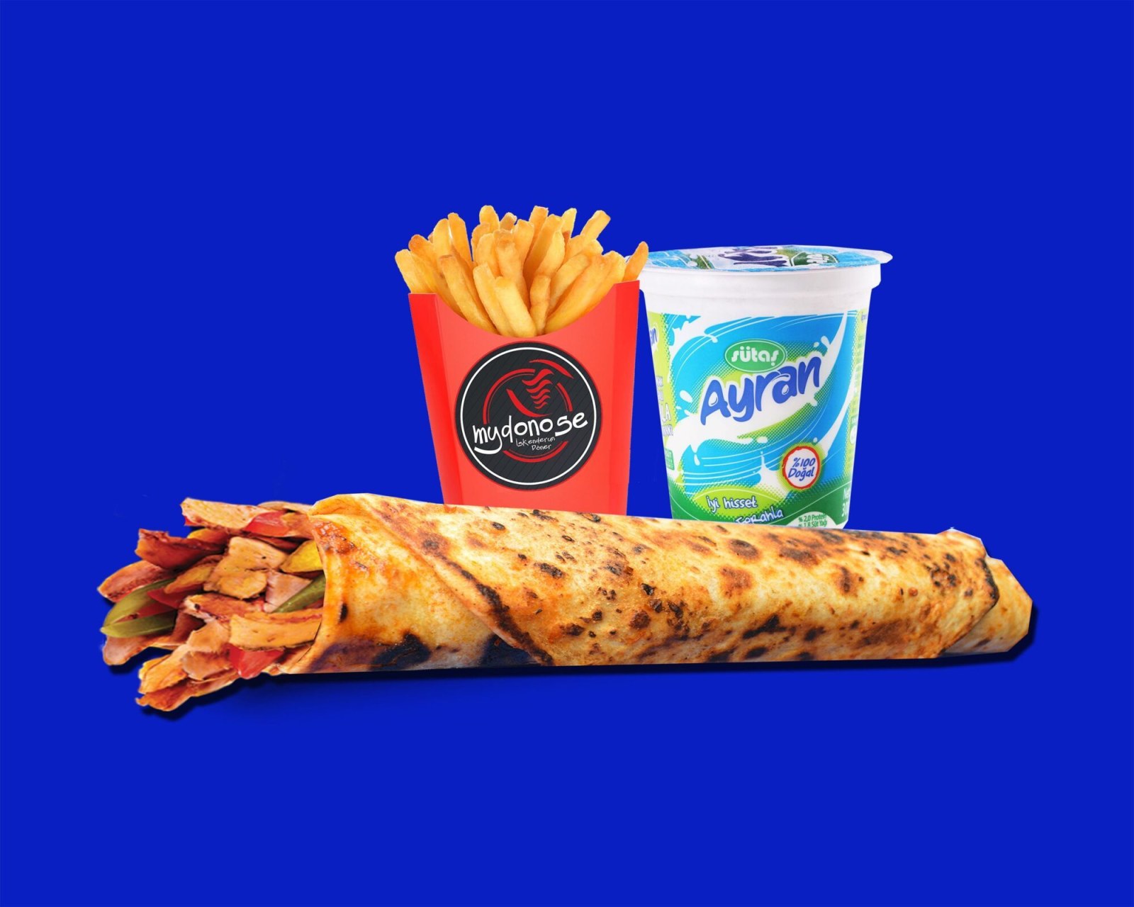 Zurna Tavuk Döner Dürüm & Ayran Menü