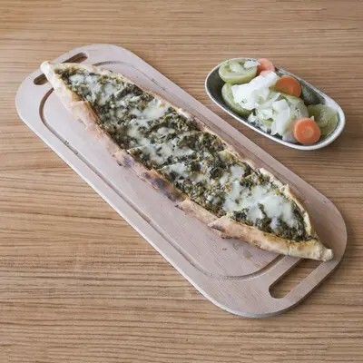 Ispanaklı Pide (Açık)