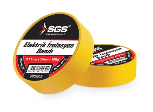 ELEKTRİK İZOLASYON BANDI SARI 19MM*10YRD
