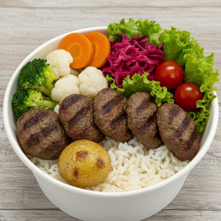 Izgara Köfte Bowl (796 kalori)
