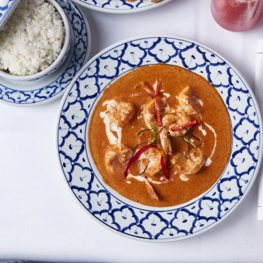 Gluten Free & Kırmızı Köri Soslu Karides