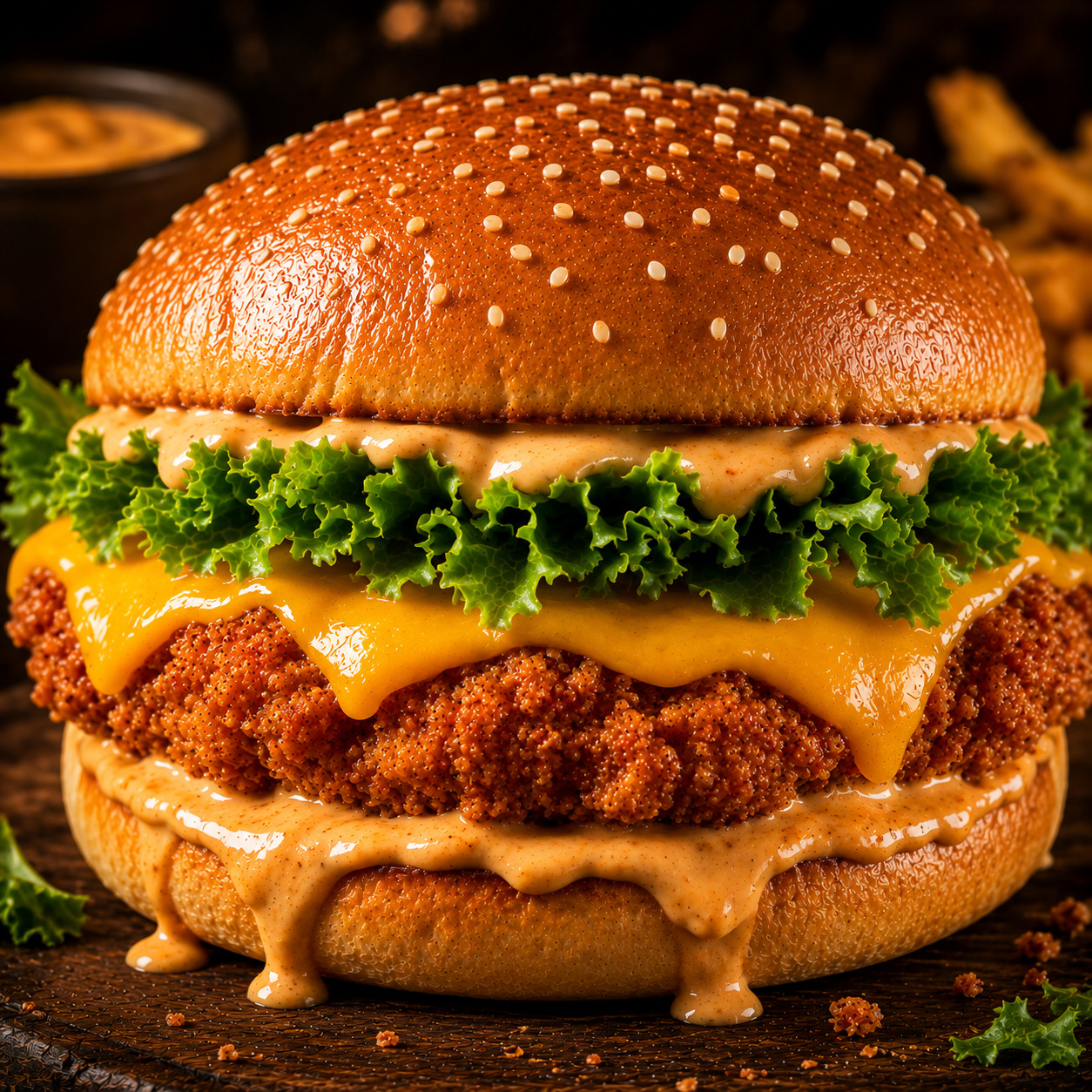 Cheese Chicken Burger