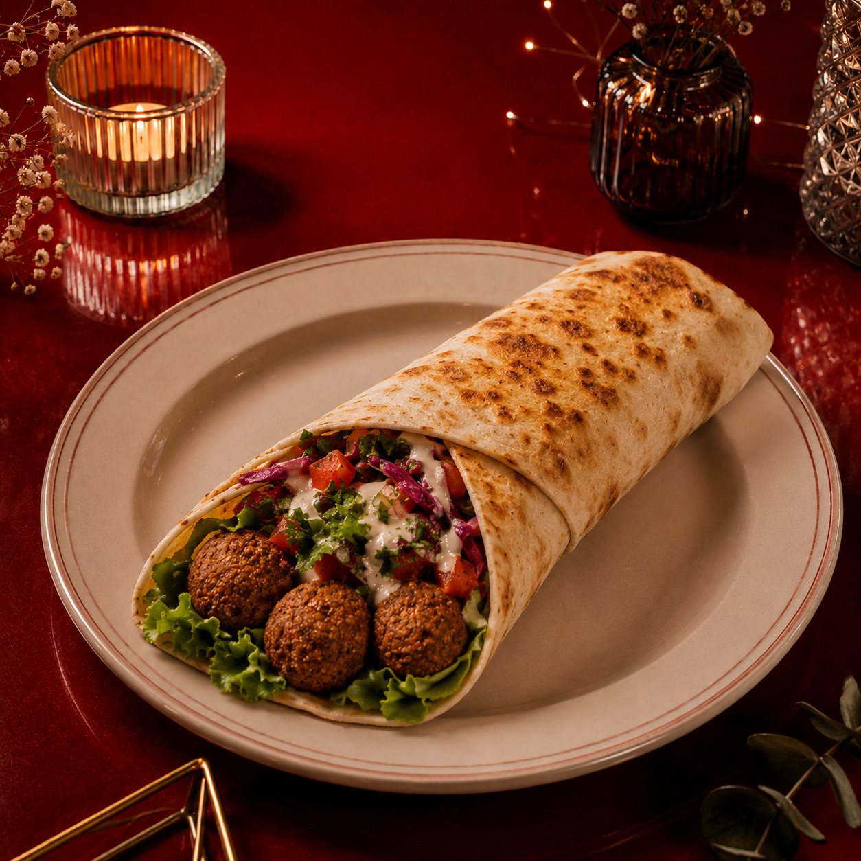 Falafel Dürüm (Vejetaryen)
