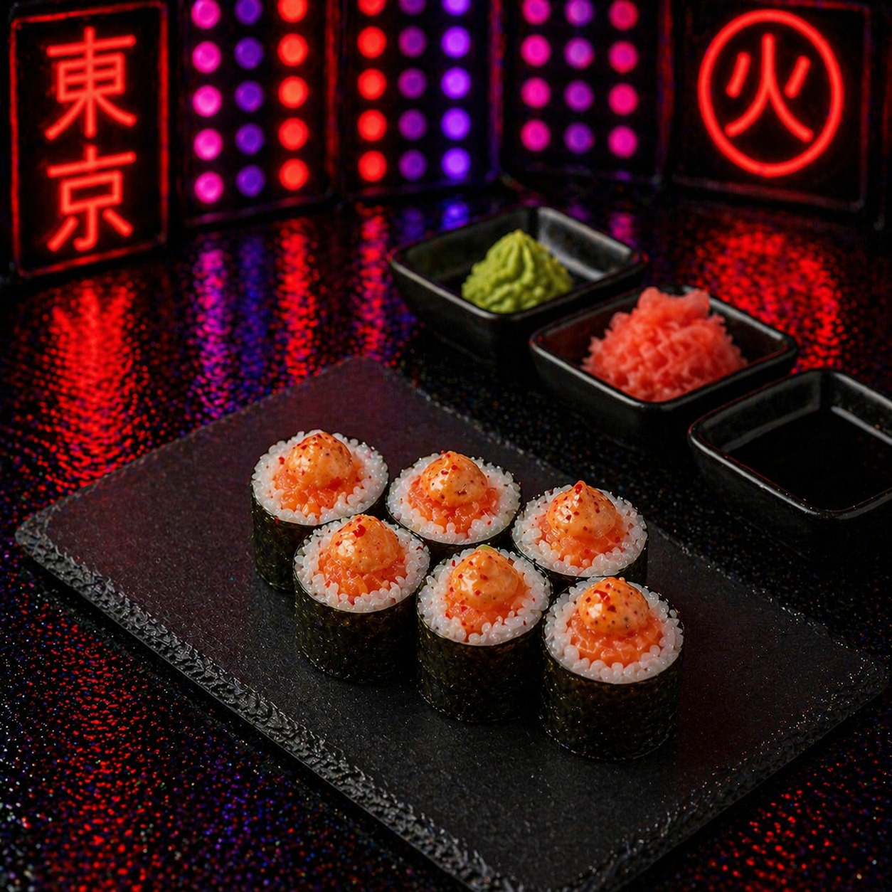 Spicy Sake Maki (6 Adet)