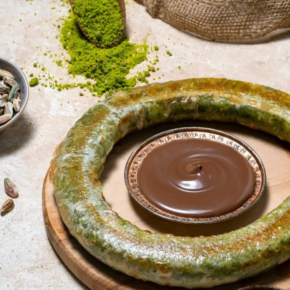 Çikolatalı Simit Katmer