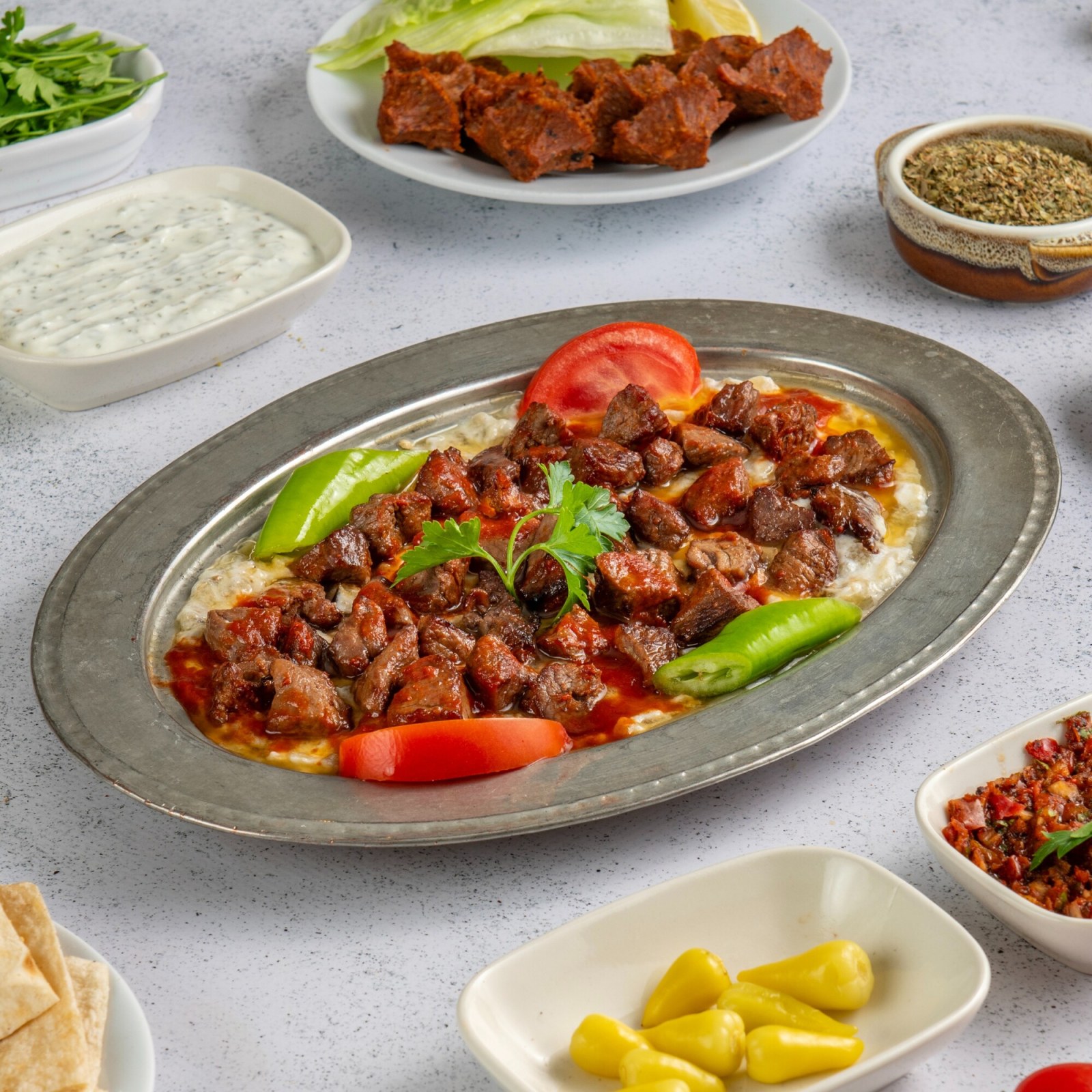 Alinazik Kebap (Et Şişten)