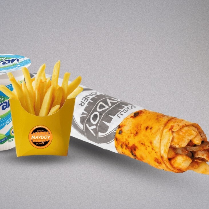 Tavuk Döner Large Dürüm Menü