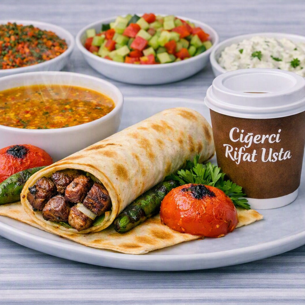 Kuzu Şiş Dürüm + Çorba + İçecek