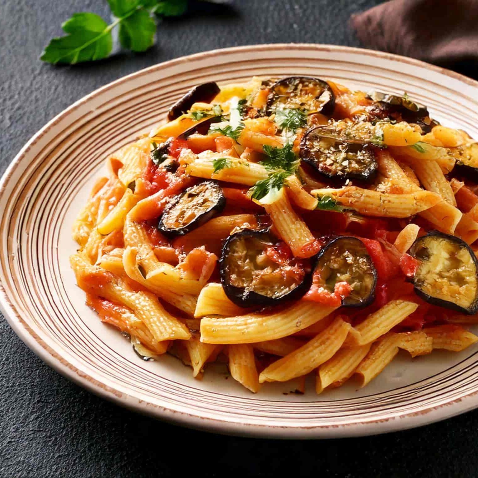 Köz Patlıcanlı Penne Makarna (350-450 gr.)
