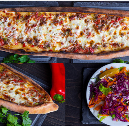 Kıyma Kaşarlı Pide (1 Porsiyon)