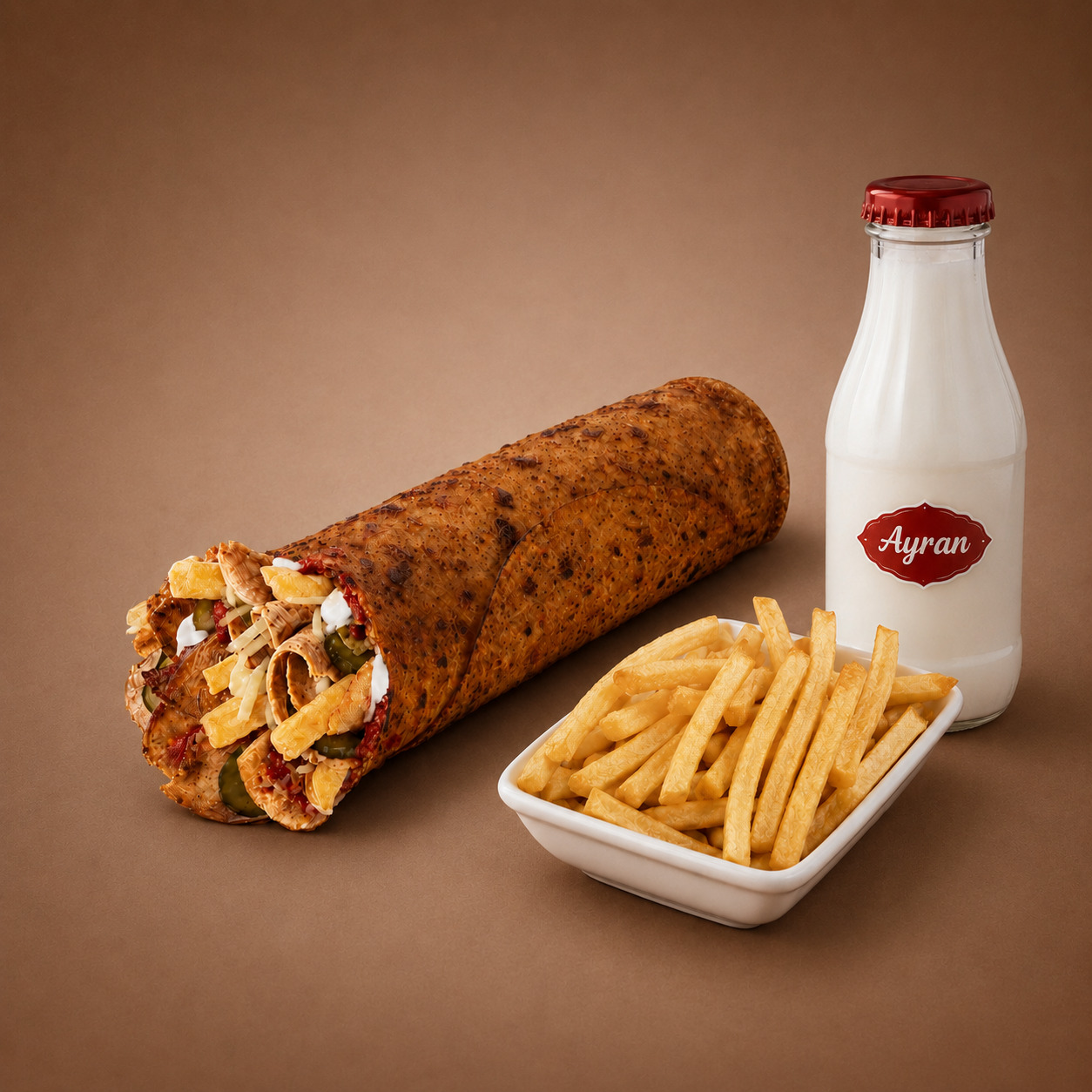Cheese Tavuk Dürüm Menü