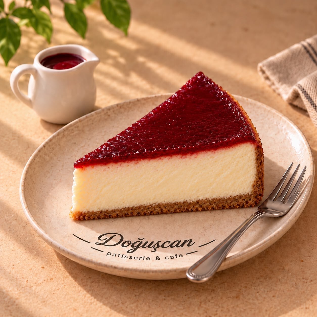 frambuazlı Cheesecake Dilim