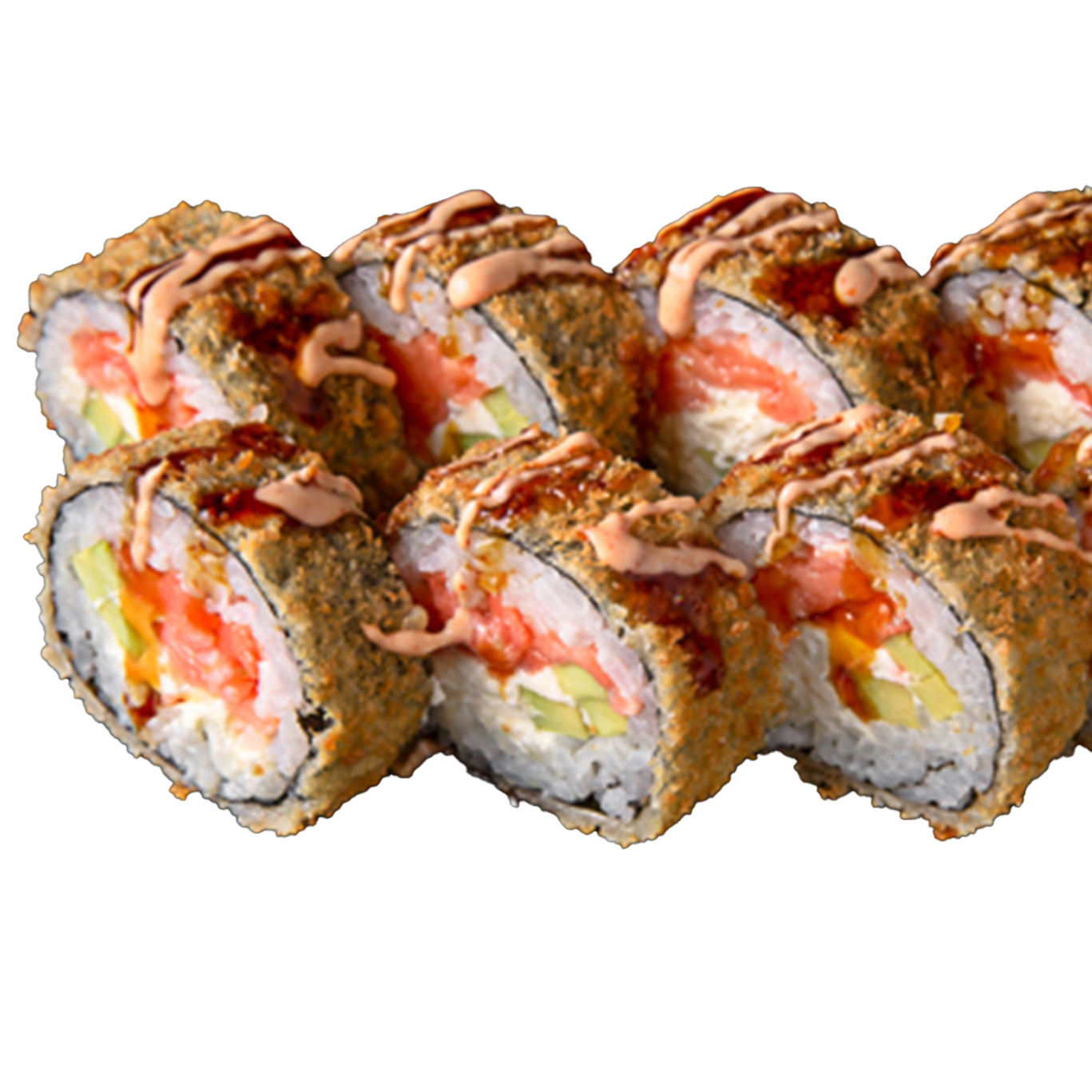 Crispy Sake Ten ( 8 Pcs )