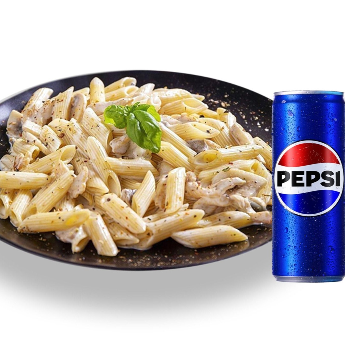 Kremalı Penne - Cola