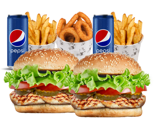 Doyuran İkili Burger Menü