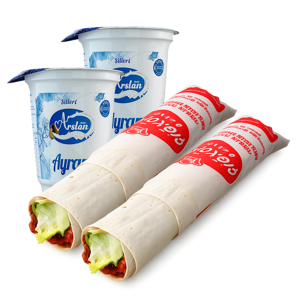 Çift Çiğ Köfte Ultra Mega Dürüm Menü