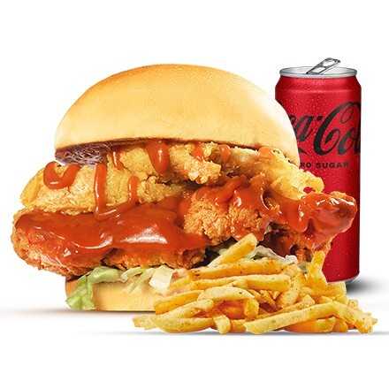 Efsane Buffalo Burger Menü