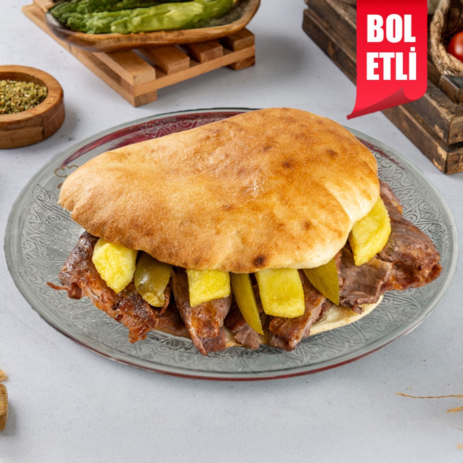Bol Etli Tombik Döner