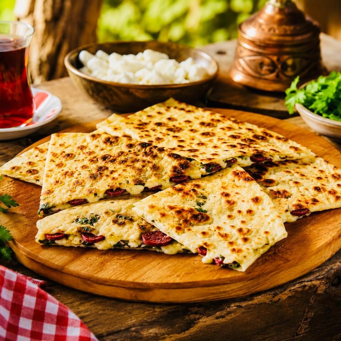 Yeşil Zeytinli Gözleme