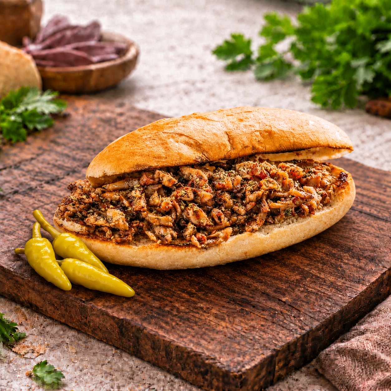 Yarım Ekmek Kuzu Kokoreç