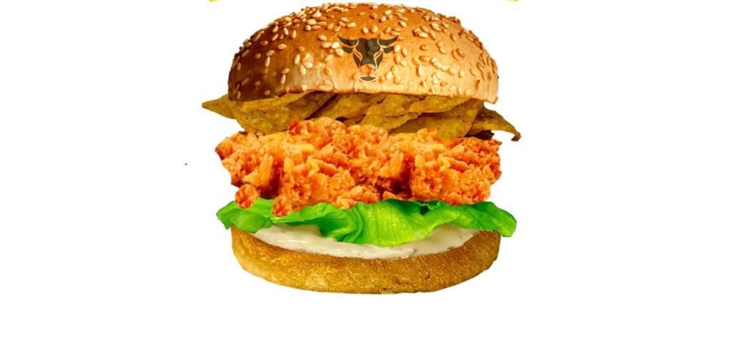 Cajun Cipso Burger ve Patates kutu içecek