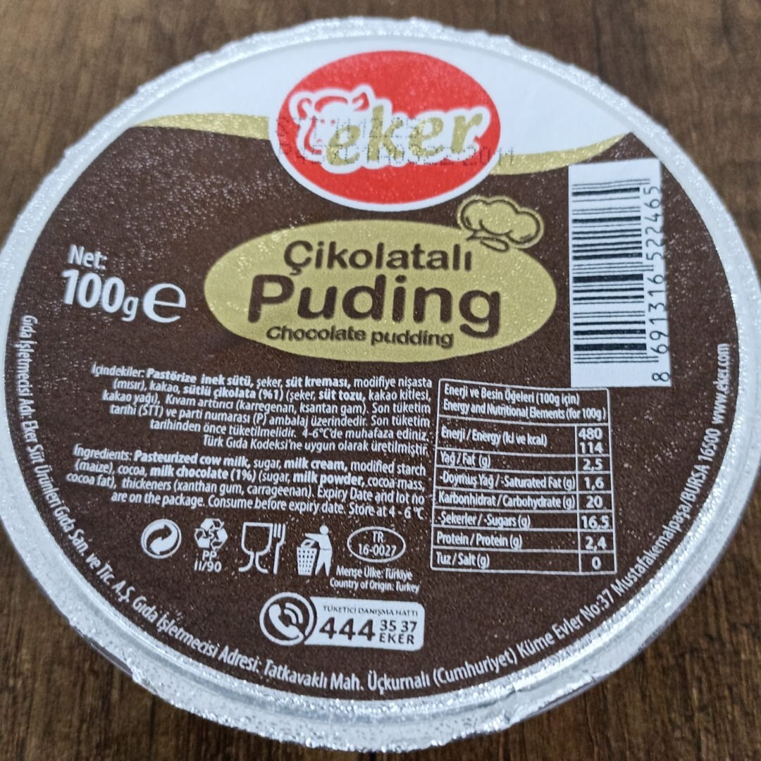 Puding (çikolatalı)