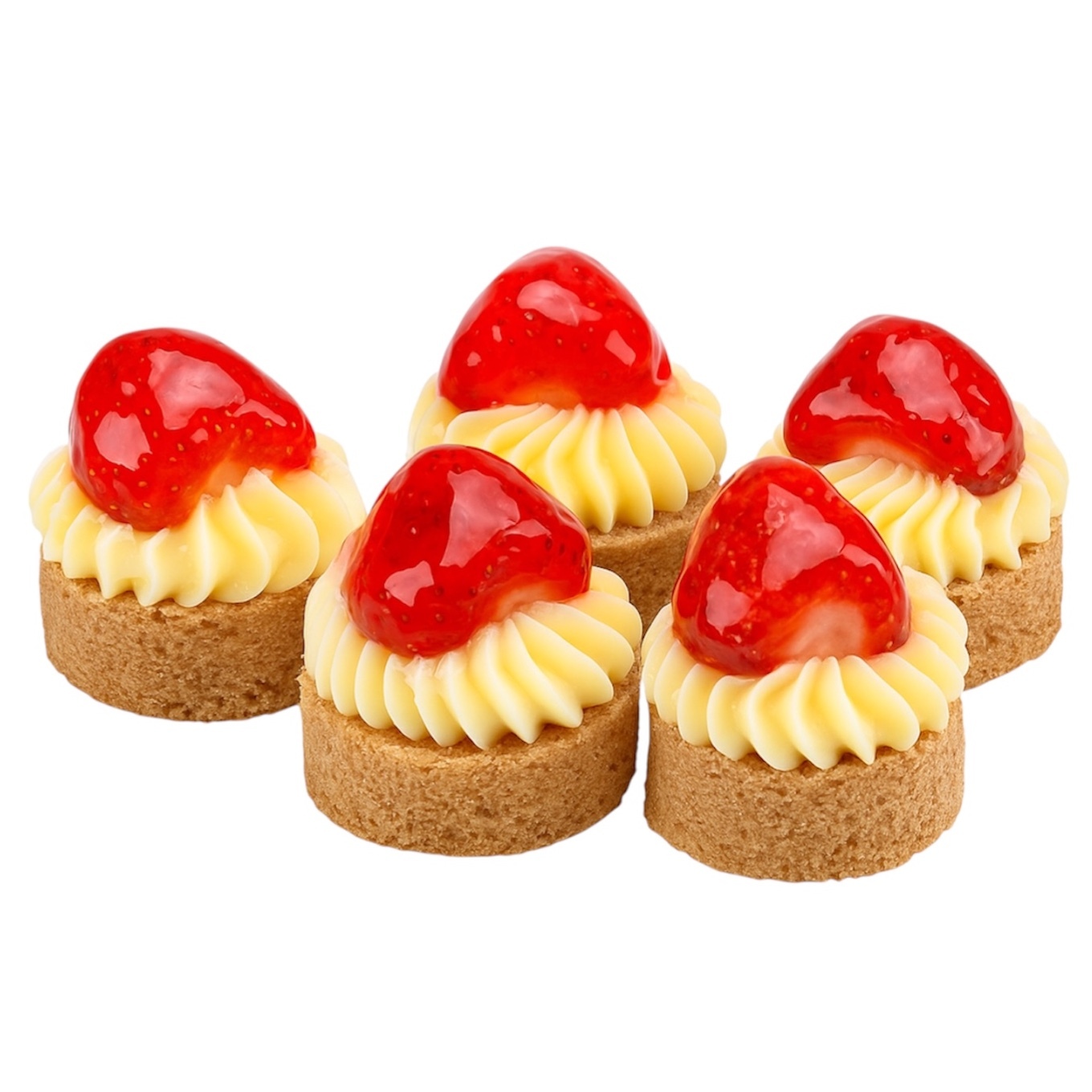 5'li Mini Tartolet (Velvet Kek Tabanlı)