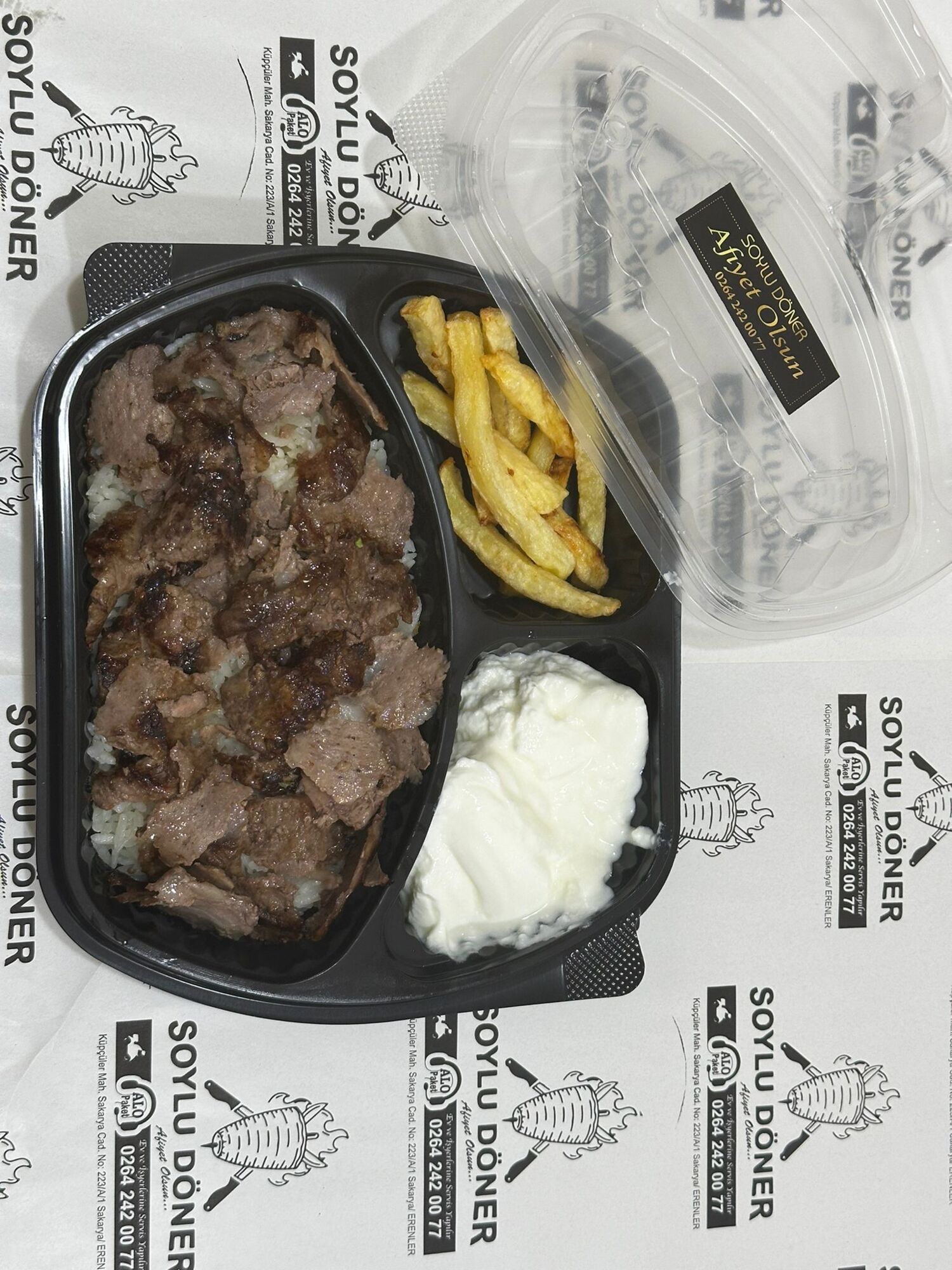 Pilav Üstü Et Döner