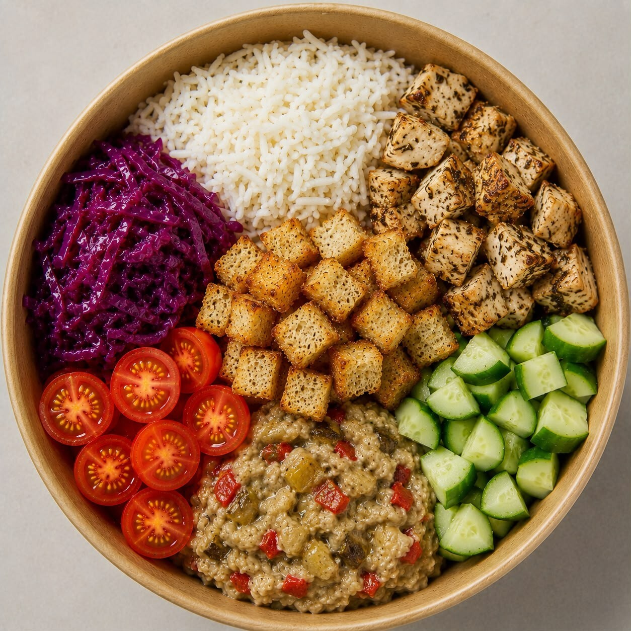 Dağ Kekikli Tavuk Bowl (505 gr)