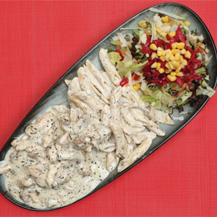 Set Fesleğen Soslu Tavuk