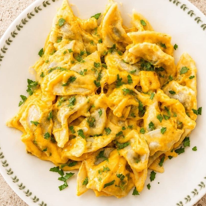Cheddar & Mozzarellalı Mantı