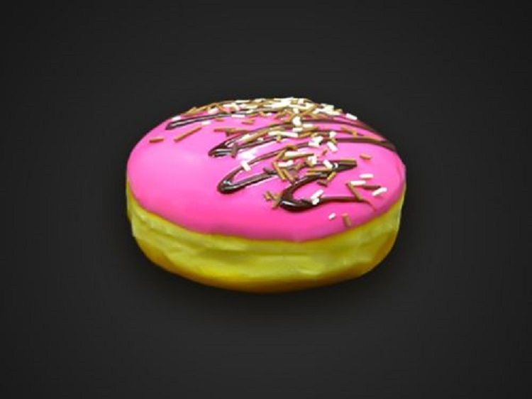 Double Çilekli Donut
