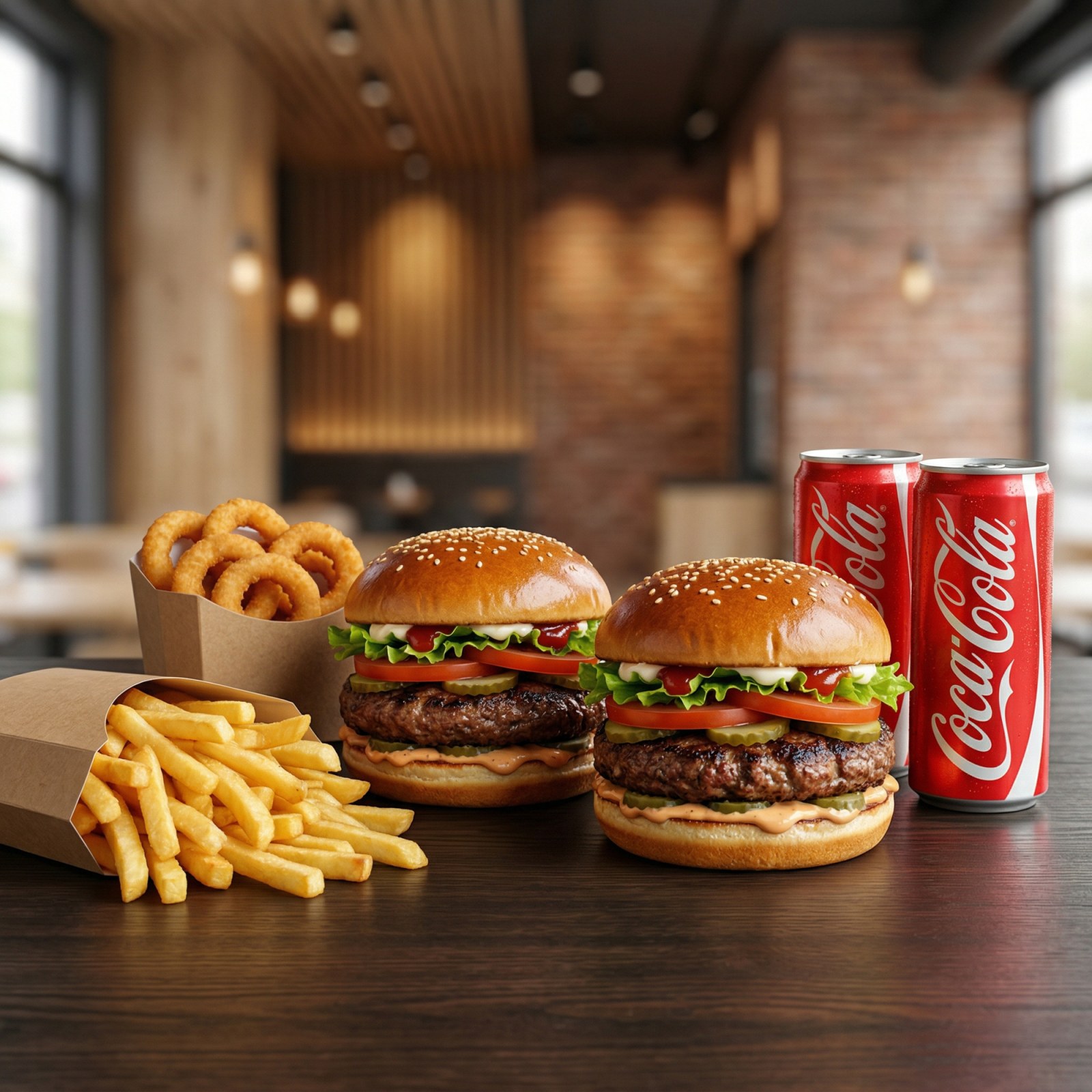 2'li Canburger Menü -Double Canburger Combo