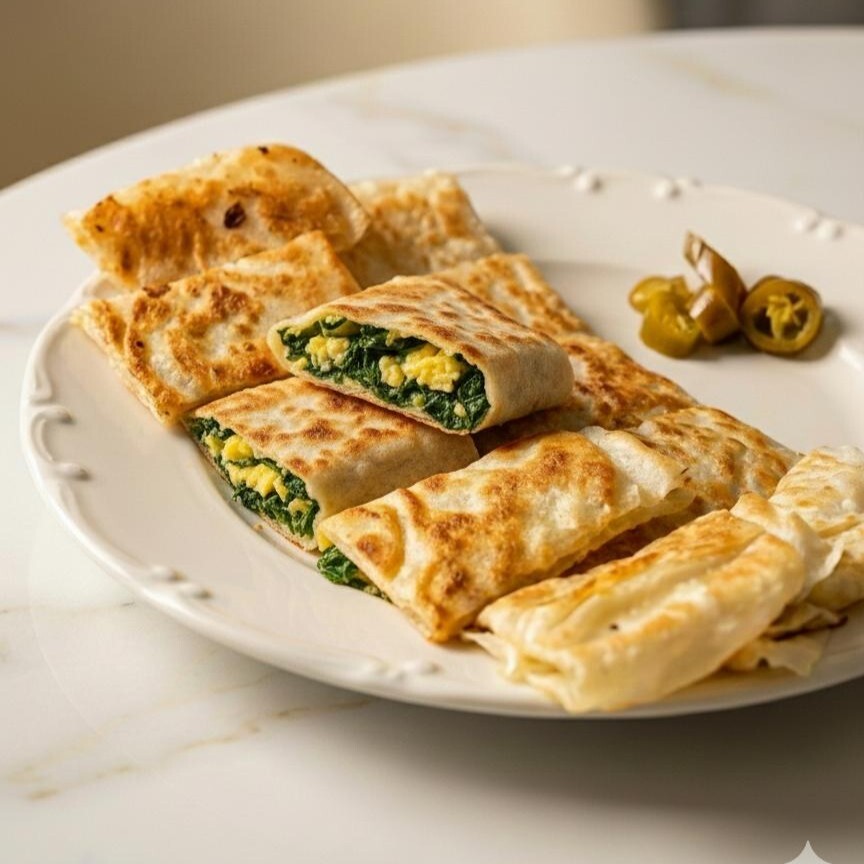 Ispanaklı Yumurtalı Gözleme