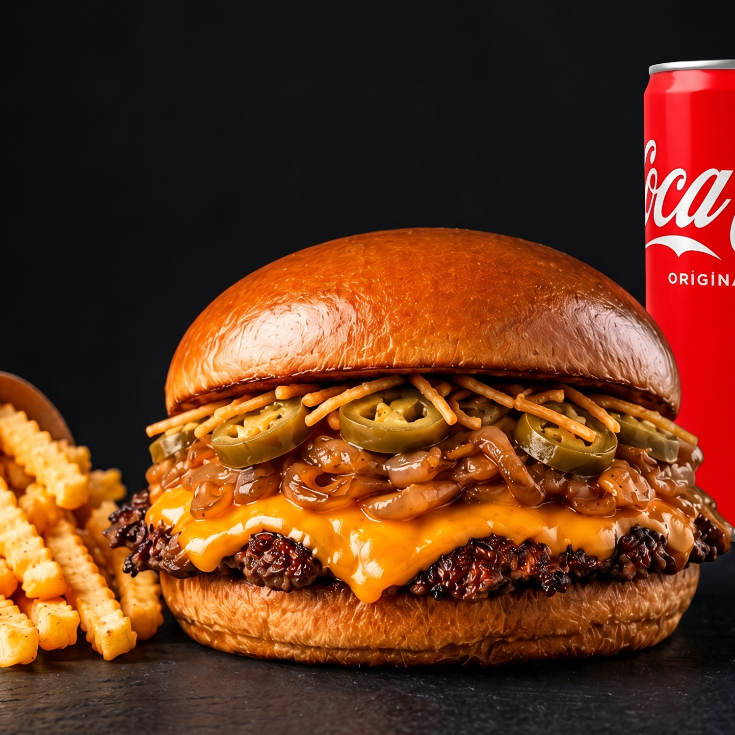 Single Chipotle Smash Burger Menü