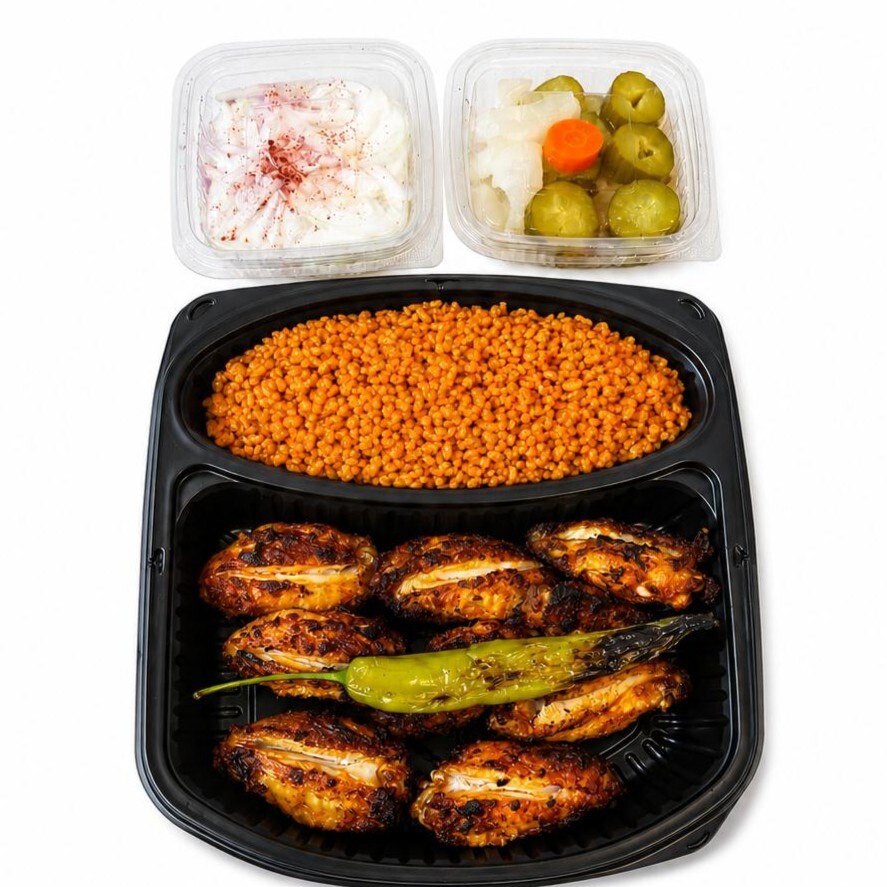 Yaprak Kanat ( 1 Porsiyon Kömür Ateşinde Pişirilmiş )