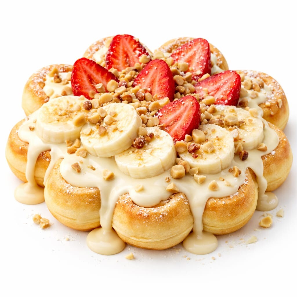Şahane Beyaz Çikolatalı Waffle + 330 ml Coca-cola