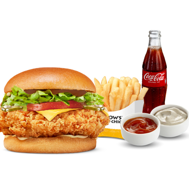 Bbq Chicken Burger Menü