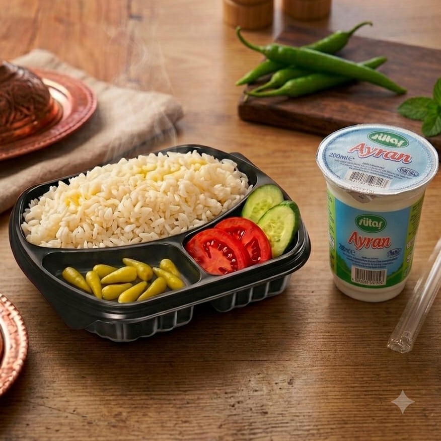 Sade Pilav + Ayran