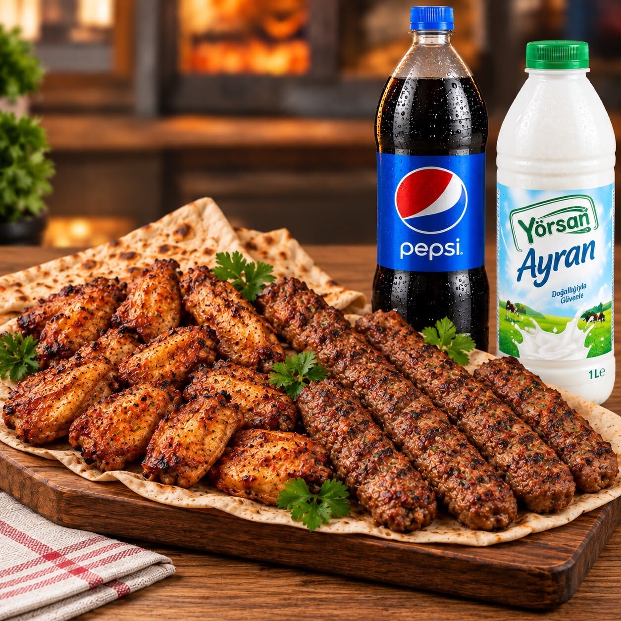 Nefis Kanat Kebap Menü