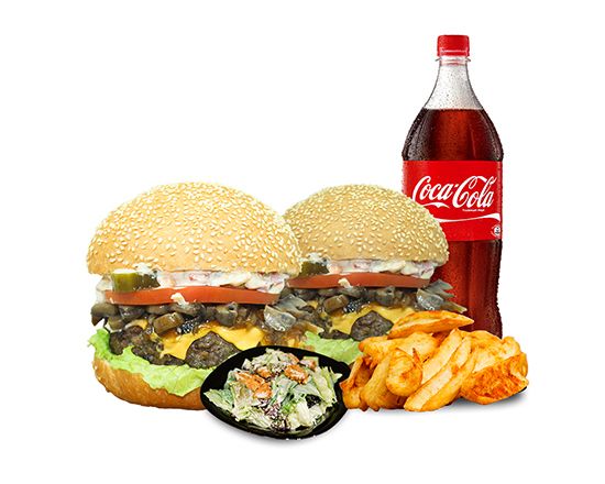 2 Kişilik Mushroom Burger Menü