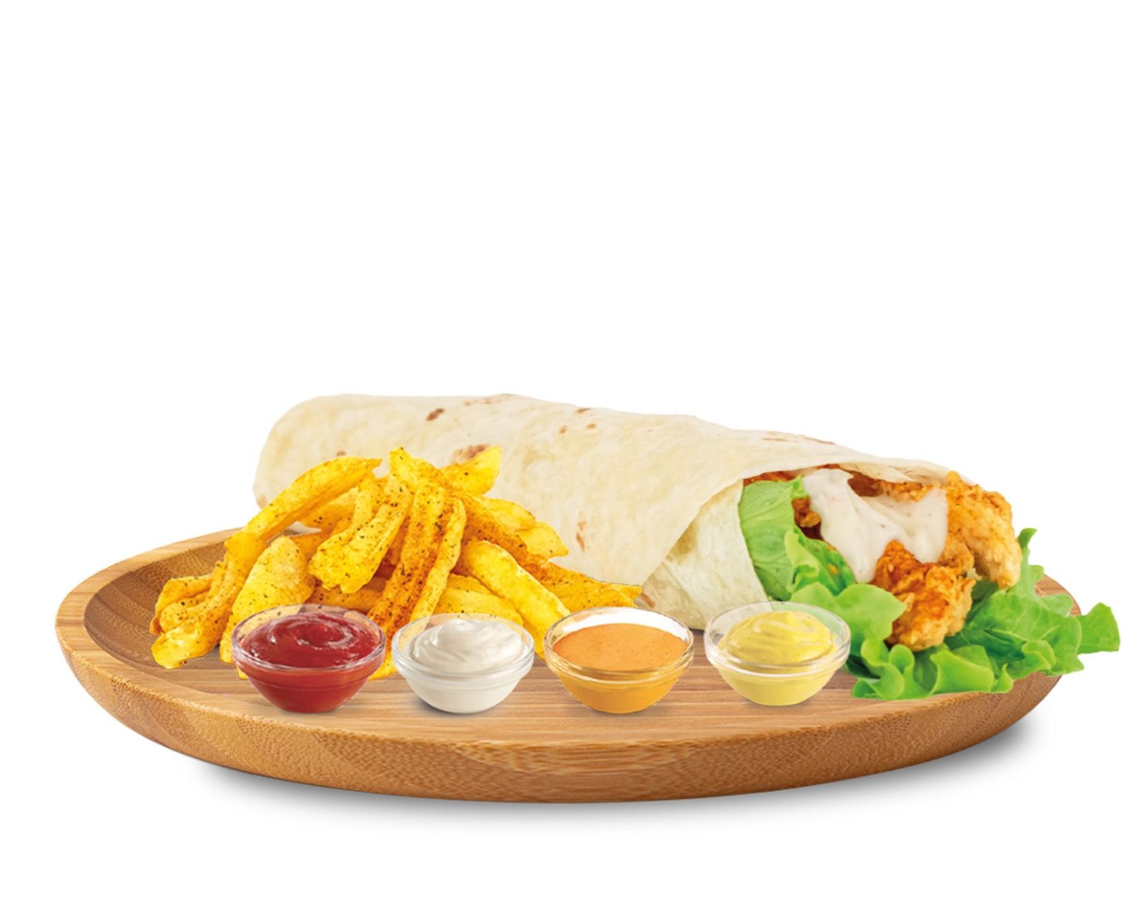 Cheddarlı Cajun Baharatlı Çıtır Tavuk Dürüm