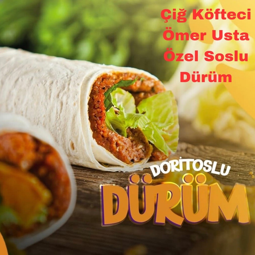 Özel Soslu Doritoslu Mega Dürüm 120 Gram
