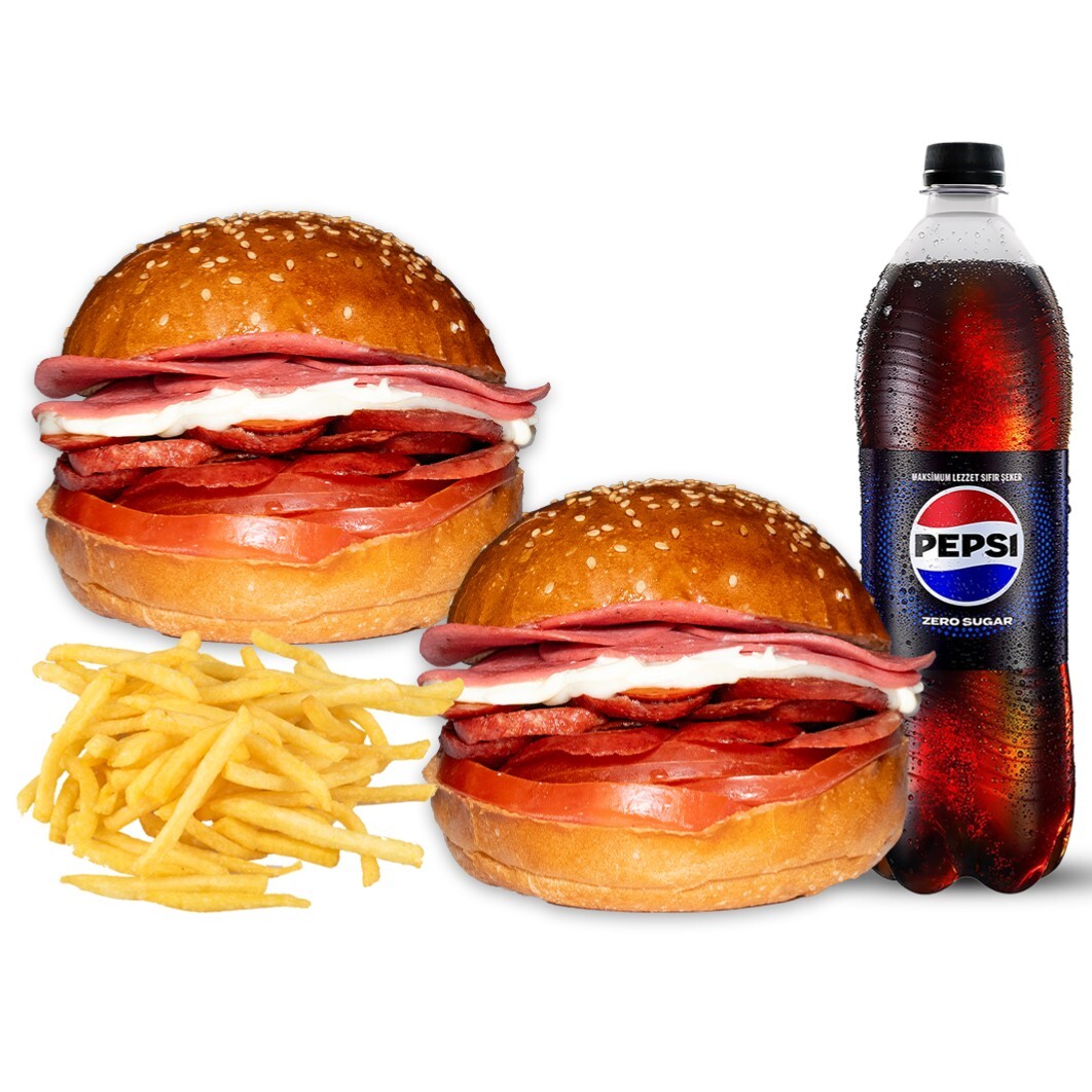 2'li İso Karşıyaka Burger Menü