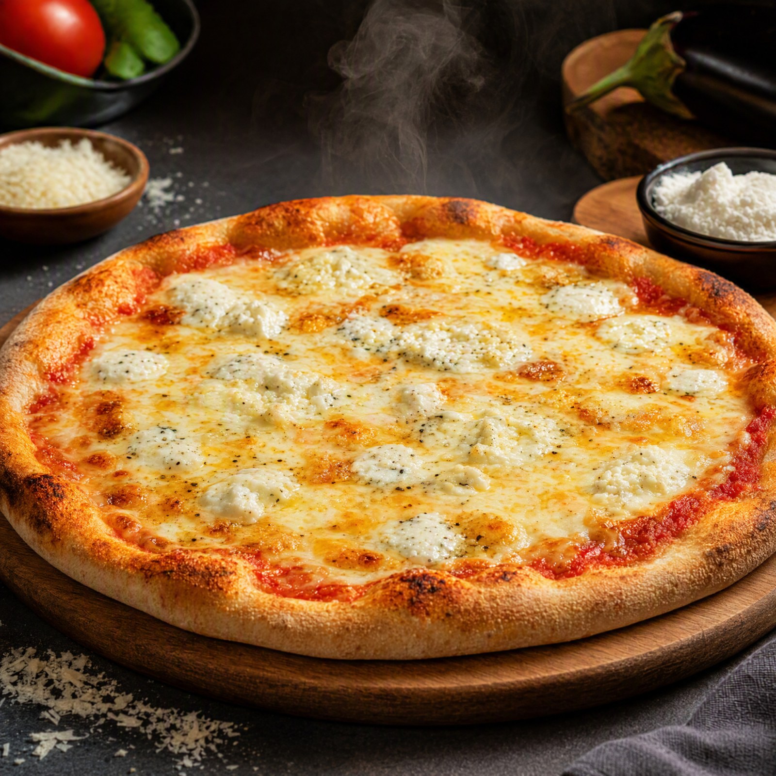 Yöresel Peynirli Pizza